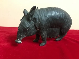 Antique Animal Statue Female Pig Sculpture Brass Bronze Vintage Home Decor Rare - Picture 1 of 9