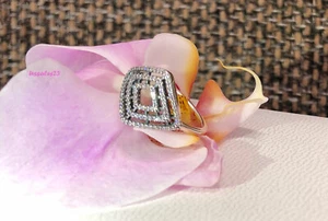Anillo de líneas geométricas de Pandora, original, totalmente nuevo, todas las tallas, #196210cz - Imagen 1 de 8