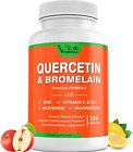 B5 VITA FORMULA Quercetin with Bromelain Supplement, 500mg Vitamin C, Zinc, D3
