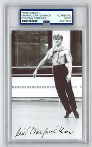 Mikhail Baryshnikov Signed Photo (PSA) American Ballet Theatre Dancer Actor 1987 - Picture 1 of 2