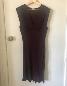 L'Agence 100% Pour Amour Dark Purple Sheath Dress, Size Small - Picture 1 of 11