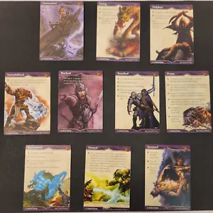 Dungeons & Dragons 4E Promo Condizione Regole di Ruolo Carte Lotto di 10 CN04-13 - Foto 1 di 2