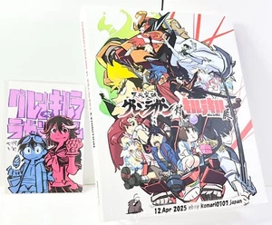 gurren lagann vs kill la kill art book keyframes with card set trigger animation - Picture 1 of 10