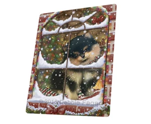 Please Come Home For Christmas Pomeranians Coperta Sherpa Tessuto Getto T335 - Foto 1 di 1