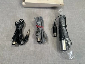 Micrófono proyector de película Eumig vintage 908107 + cables adaptadores. cables con caja - Imagen 1 de 6