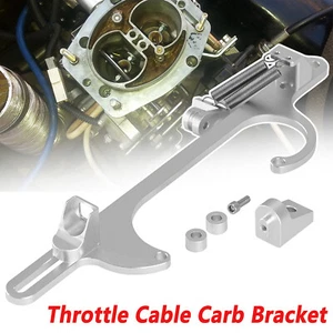Soporte de carburador de cable de acelerador de aluminio para Holley 4150 4160 Chevrolet Ford Mopar - Imagen 1 de 12