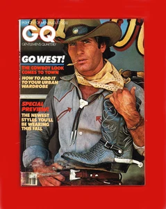 GQ-AUGUST 1979-'GO WEST'-BART TURNER-PATRICK WAYNE-GIANNI VERSACE-FALL FASHION - Picture 1 of 12