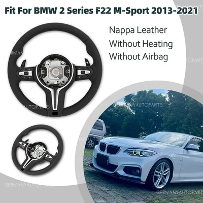 Nappa MP Style Steering Wheel For BMW 2 Series F22/F23 M-Sport 2013-2021 F15/F16 Foto 1 de 4