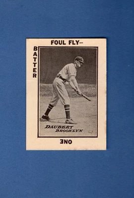 JAKE DAUBERT, Superbas/Dodgers ~ 1913 Tom Barker card | 1973 TCMA Reprint - Image 1 of 3