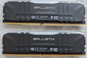 Crucial Ballistix 8GB DDR4 3600MHz w/XMP Desktop Gaming Memory RAM Stick - Picture 1 of 3