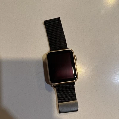 Apple Watch Series 1 42mm with Gold Milanese Loop Band - Image 1 of 2