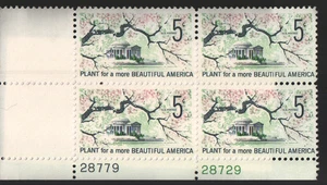 1966 5c Abbellimento dell'America Blocco di Quattro Scott #1318 ST159 - Foto 1 di 1