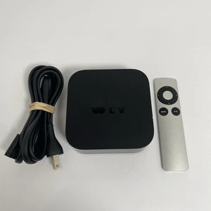 Transmisor multimedia Apple TV 4K (2.ª generación, A2169) 32 GB con control remoto y cable de alimentación probado - Imagen 1 de 7