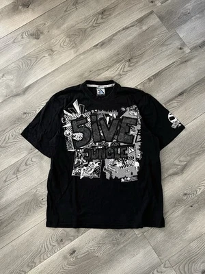 5ive Jungle Grunge Skate Graffiti Hip Hop T-Shirt Men, Size XXL, Vintage Y2K - Image 1 of 3