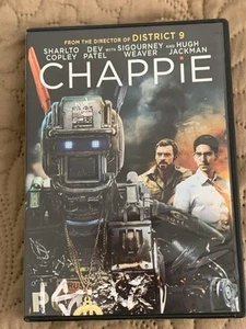 Chappie (DVD, 2015) lHugh Jackman/W/CASE/ship same day W/tracking - Picture 1 of 7