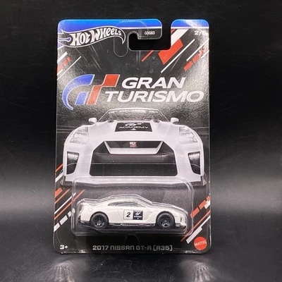 Coche de juguete coleccionable Hot Wheels Nissan GT-R R35 blanco Gran Turismo sellado Foto 1 de 4