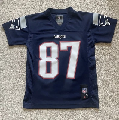 Ropa del equipo de la NFL New England Patriots Rob Gronkowski #87 juvenil talla pequeña Foto 1 de 4