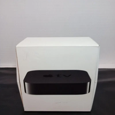 APPLE TV A1378  IN BOX MC572LL/A  black - Image 1 of 4