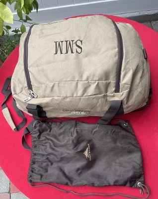 High Sierra hiking  24”ATQ Drop-Bottom Handle Wheeled Duffel Bag Backpack in Red - Image 1 of 4