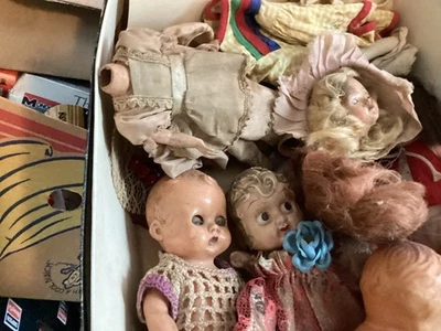 Muñecas mixtas vintage piezas reutilizables arte chatarra decoración Foto 1 de 4