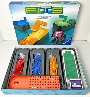 FITS: Fill in the Spaces! game - Reiner Knizia, 2009 Ravensburger, COMPLETE VG - Image 1 of 4