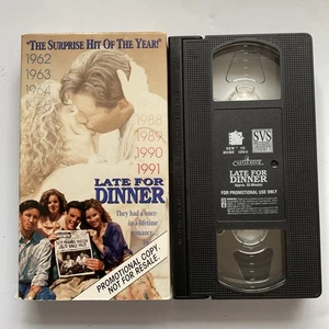 Late for Dinner - Dennis Quaid (VHS, 1992) Full Length Screener Copy - Imagen 1 de 5