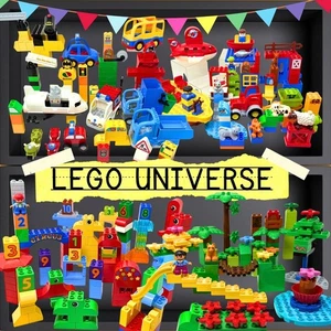 LEGO Universe Mega Lot – 400+ Duplo Pieces w Animals, People Vehicles, Planes ++ - Picture 1 of 9