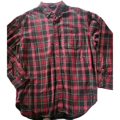 Franela Portuguesa Rojo Cuadros Algodón Suave Roundtree Yorke Hombres XL Foto 1 de 4