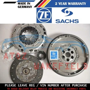 FOR SKODA OCTAVIA 1.6 TDI GENUINE SACHS ZMS DUAL MASS FLYWHEEL CLUTCH KIT 09-13 - Picture 1 of 1
