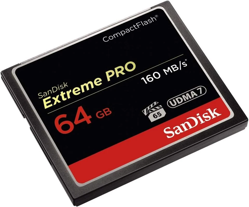 Speicherkarte Sandisk Extrem Pro Compactflash Cf 160 MB/S 64 Gehen - Image 1 of 1