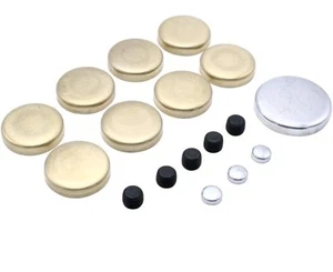 Brass Freeze Plug Kit MPE-100BR Comptible for SBC Small Block Chevy 283 305 307 - Bild 1 von 7