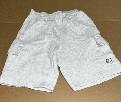 New Balance Boys Cargo Shorts Gray Size M (10/12) Athletic Travel NWT - Image 1 of 4