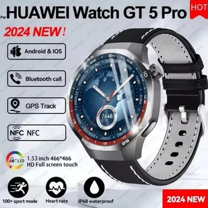 New Huawei GT 5 Pro Smartwatch: GPS, Compass, NFC, Calls, Waterproof, HD - Imagen 1 de 7