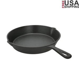 Sartén antiadherente de hierro fundido de 8 pulgadas segura para horno duradera para camping cocina sartén - Imagen 1 de 7