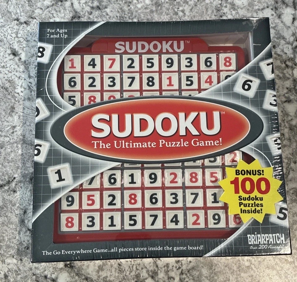 SUDOKU The Ultimate Puzzle Board Game by Briarpatch- New Sealed - Image 1 of 3