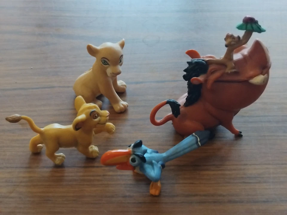 Disney Applause Lion King 1990s original figures Simba Nala Timon Pumba Zazu - image 1 of 4