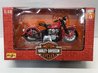 Maisto Harley Davidson 1948 FL Panhead Motorcycle 1:18 Series 5 #31360 - Image 1 of 4