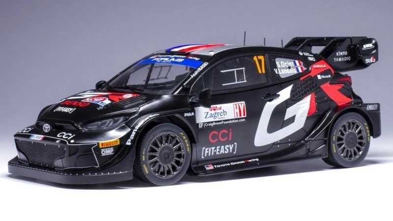 Toyota Yaris WRC Rally Croatia 2024 Ogier-Landais 1:18 IXO 18RMC202 - Immagine 1 di 1