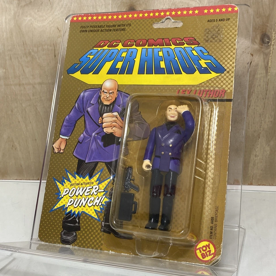 ToyBiz 1989 DC Comics Super Heroes Lex Luthor Action Figure New (2) - Image 1 of 4