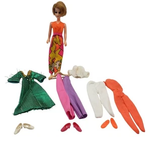 Topper DAWN Japan Puppe Original Outfits Schuhe Vintage 1970 Lot Hong Kong LESEN - Bild 1 von 12