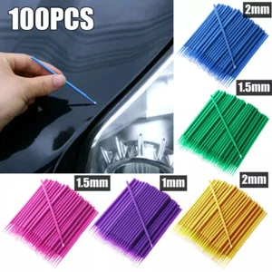 Herramienta de limpieza de hendiduras de pintura de retoque de punta de 1,0/1,5/2,0 mm 100 piezas - Imagen 1 de 18