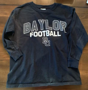 Baylor University Youth Black Long Sleeve T- Shirt Size Small - Picture 1 of 2