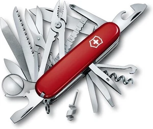Victorinox Swiss Army Multi-Tool SwissChamp Pocket Knife Red 1.6795 - Picture 1 of 14