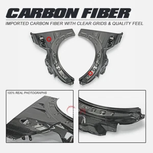For Mini Cooper R56 Carbon Fiber Front Vented Fender BodyKits 2Pcs Mudguards - Bild 1 von 11