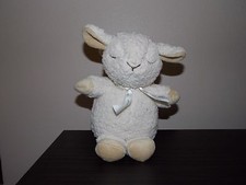 Cloud B On the Go Sleep Sheep 8" White Noise Baby Soother Sound Crib Lamb Plush