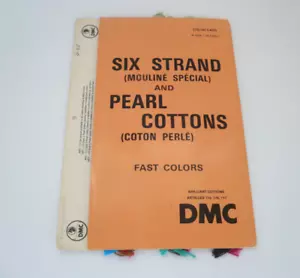 Tarjeta a color vintage DMC de seis hilos y algodón perla con 200A 5a edición - Imagen 1 de 16