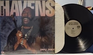 RICHIE HAVENS Simple Things EXC 1987 RBI LP in shrink ELECTRIC BLUES/FOLK/SOUL - Picture 1 of 6