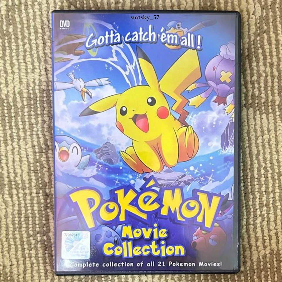 Pokemon 21 In 1 Complete Movie Collection DVD [Anime] [English Dub] - Immagine 1 di 4