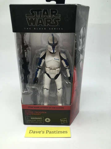 Hasbro Star Wars Black Series Phase 1 Clone Trooper Lieutenant OPENED Cover