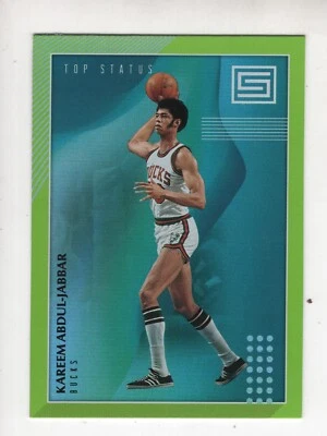 2018-19 Panini Status Top Status Kareem Abdul-Jabbar Lime Green #5 - Image 1 of 2